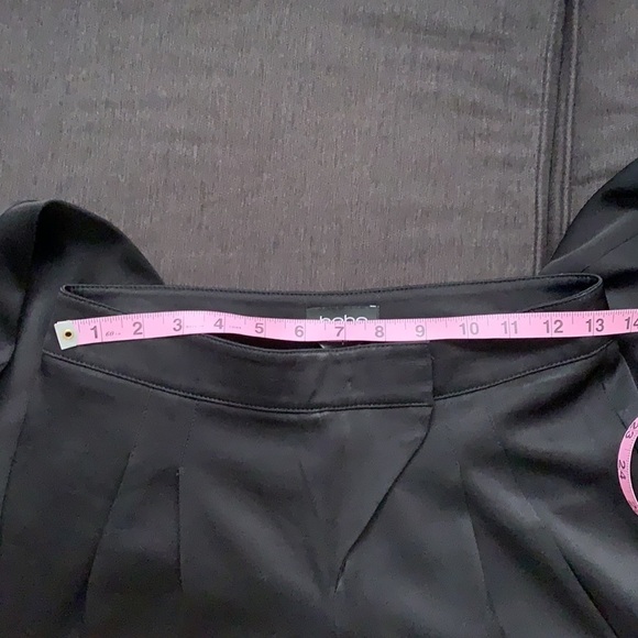 Bebe Silky Pleated Pants Trousers - Picture 9 of 15